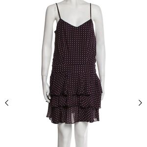 Derek Lam Black and Pink Mini Dress
